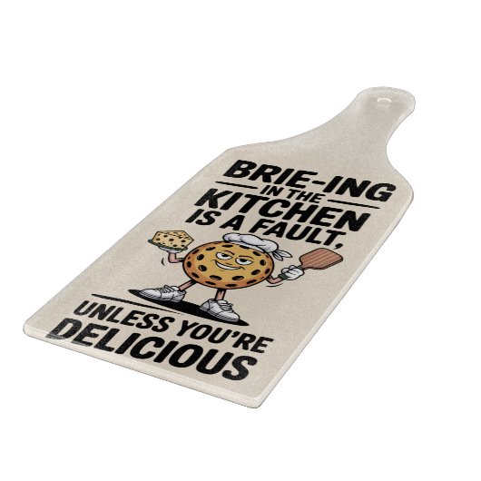 Pickleball Brie-Ing In The Kitchen Is A Fault Schneidebrett (Ecke)