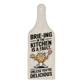 Pickleball Brie-Ing In The Kitchen Is A Fault Schneidebrett (Vorderseite)