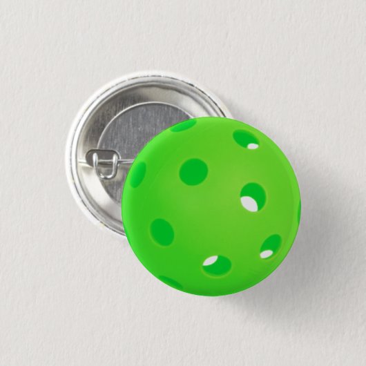 Pickleball Bright Green Pickleball Ball Zubehör Button (Vorne & Hinten)