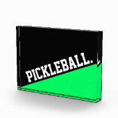 PICKLEBALL Bright Lime Green Black Color Block (Rechts)
