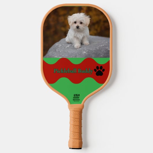 Pickleball Buddy Dog Paddle (Rückseite)