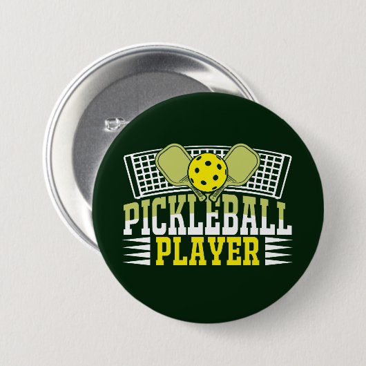 Pickleball Button (Vorne & Hinten)