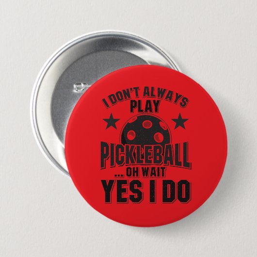 Pickleball Button (Vorne & Hinten)