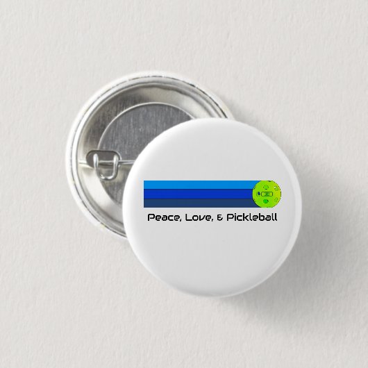 Pickleball Button (Vorne & Hinten)