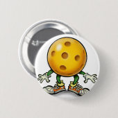 Pickleball Button (Vorne & Hinten)