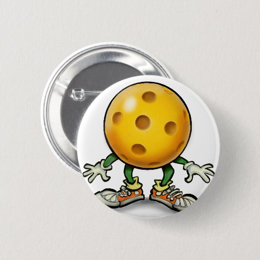Pickleball Button (Vorne & Hinten)