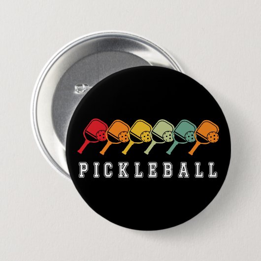 Pickleball Button (Vorne & Hinten)