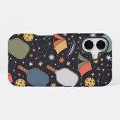 Pickleball Camping Vibes With Constellations iPhone 16 Hülle (Rückseite (Horizontal))