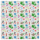 Pickleball Canada icons2, Custom Fliesen Größe! Stoff (Muster)