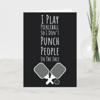 Pickleball Cards Fun Pickleballer Sportspieler