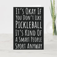 Pickleball Cards für Fans Spieler Liebende Frauen