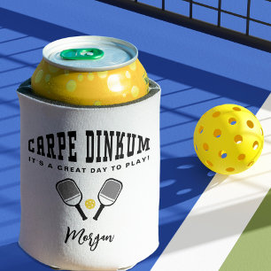 Pickleball Carpe Dinkum Individuelle Name Zitat Co Dosenkühler