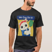 Pickleball Cat Lady We Can Do It Play Pickleball T-Shirt (Vorderseite)