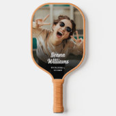Pickleball Champ Custom Foto Personalisiert Schläger (Vorderseite)