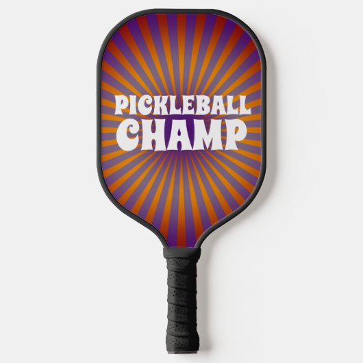 PICKLEBALL CHAMP RETRO PADDLE (Vorderseite)