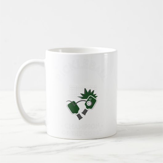 Pickleball Champion des Hofes! Kaffeetasse (Links)