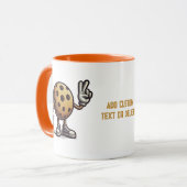 Pickleball Champion im Baseball Spieler Bestes Ges Tasse (Vorderseite Links)