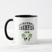 Pickleball Champion Individuelle Name Initials Coo Tasse (Links)