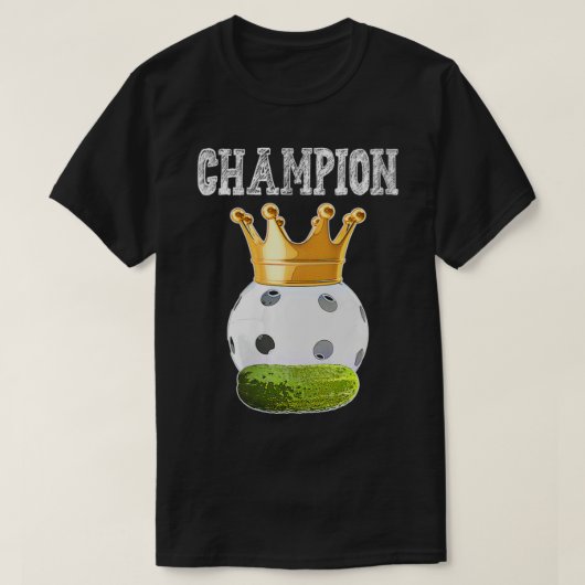 Pickleball Champion Pickleball Trophäe T-Shirt (Design vorne)