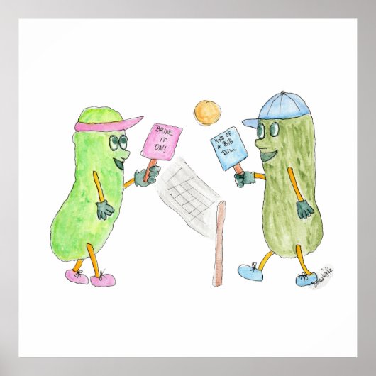 Pickleball Champion Poster (Vorne)