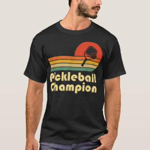 Pickleball Champion Vintag Funny Retro Pickleball T-Shirt