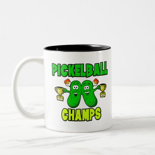 Pickleball Champs Pickleball Zweifarbige Tasse (Links)
