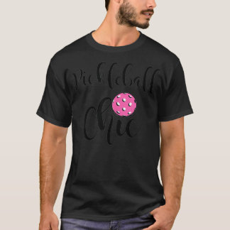 Pickleball Chic Retirement Gift Club T-Shirt