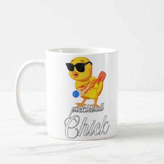 Pickleball chick Funny Gift Kaffeetasse (Links)