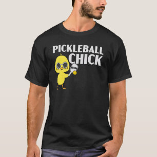 Pickleball Chick Pickleball Paddle Ball Spatzen T-Shirt