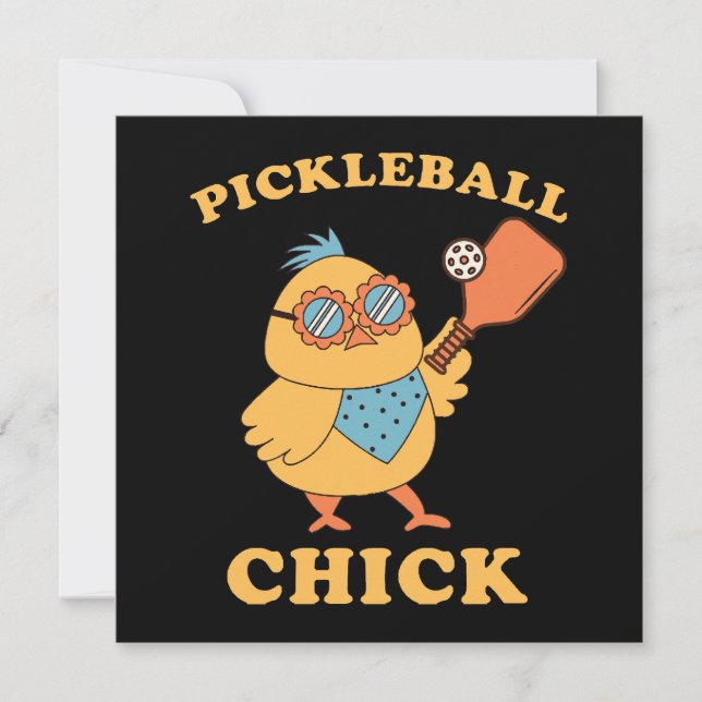 Pickleball Chick - Retro (Vorderseite)