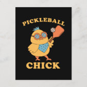 Pickleball Chick - Retro Begleitkarte (Vorderseite)