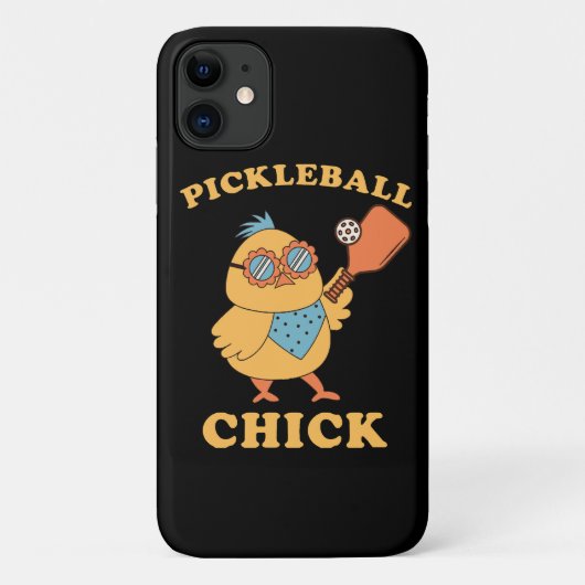 Pickleball Chick - Retro Case-Mate iPhone Hülle (Rückseite)