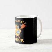 Pickleball Chick - Retro Kaffeetasse (VorderseiteRechts)