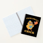 Pickleball Chick - Retro Notizblock (Innenseite)