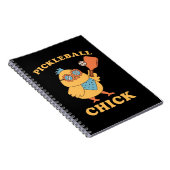 Pickleball Chick - Retro Notizblock (Rechte Seite)