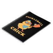 Pickleball Chick - Retro Notizblock (Linke Seite)