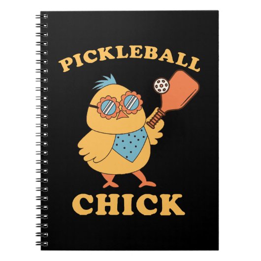 Pickleball Chick - Retro Notizblock (Vorderseite)
