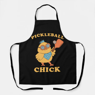 Pickleball Chick - Retro Schürze