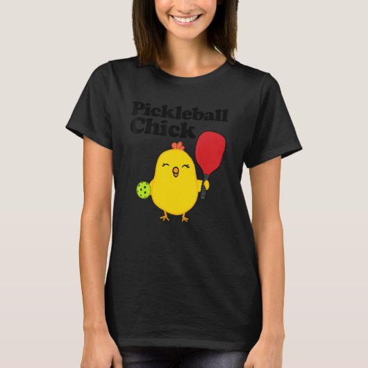 Pickleball Chick T-Shirt (Vorderseite)