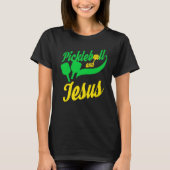 Pickleball Christlich Jesus T-Player Dink T-Shirt (Vorderseite)