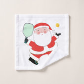 Pickleball Christmas Bath Towel Set (Waschlappen)
