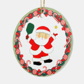 Pickleball Christmas Collectin Keramik Ornament (Links)