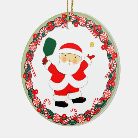 Pickleball Christmas Collectin Keramik Ornament (Links)