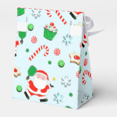 Pickleball Christmas Favor Box Geschenkschachtel (Rückseite)