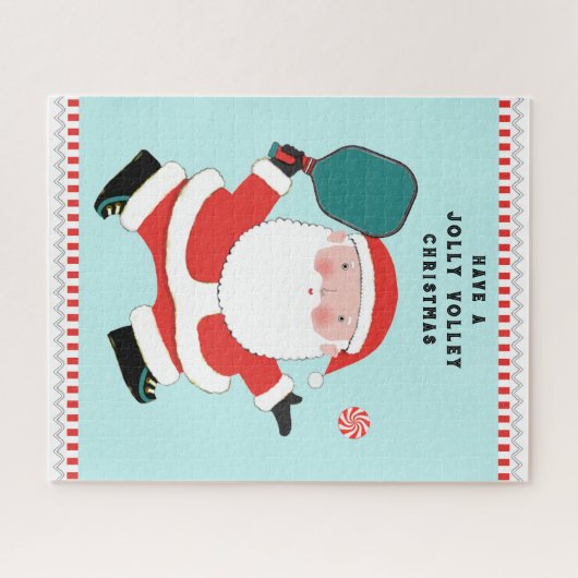 Pickleball Christmas Jigsaw Puzzle (Horizontal)