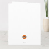 Pickleball Christmas Joy, Candy Cane, Reindeer Karte (Rückseite)