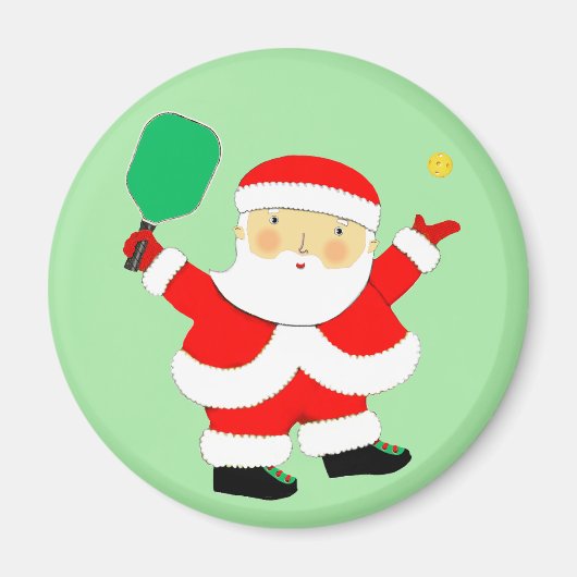Pickleball Christmas Kleine Geschenk Magnet (Vorne)
