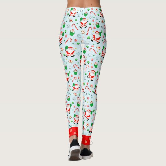 Pickleball Christmas Leggings (Rückseite)