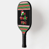 Pickleball Christmas Oh, was Spaß Red Green weiß Pickleball Schläger (Links)