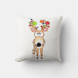 Pickleball Christmas Reindeer Kissen